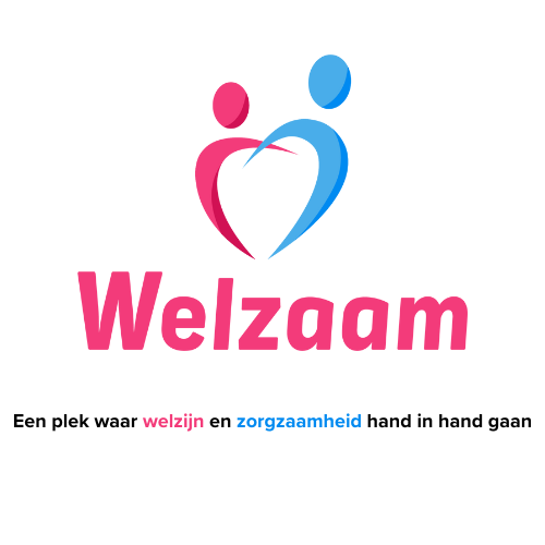 Logo Welzaam Een plek waar welzijn en zorgzaamheid hand in hand gaan